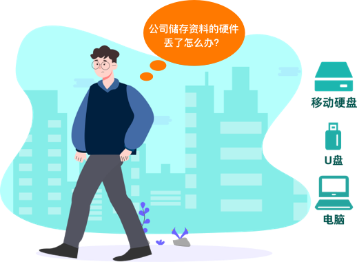存储数据的电脑或硬件丢失